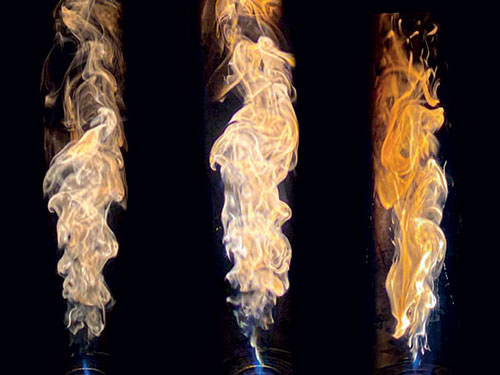 Soot Formed by Enclosed Spray Combustion of Jet Fuel